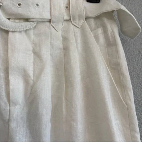 Farm Rio Tailored Linen High Rise Shorts Size Small - Picture 4 of 7
